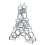 Put your wine on display the French way! This countertop wine bottle holder has space for six bottles of your favorite vino, and it's charming metal wire frame looks like one of the most iconic landmarks in the world! 