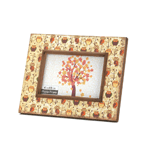 Get framed by owls! This charming photo holder is decorated with a hip retro-style pattern featuring a flock of fun big-eyed fouls. The frame is made of wood and printed with a pattern that features beautiful oranges, browns and yellows to match your decor.