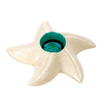 The shimmering sheen of this nautical candle holder will make it the “star” of your room. This pretty tealight holder is inspired by the sea’s most recognizable inhabitant, the star fish.