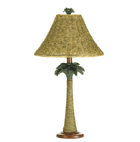 Bring breezy Bahama style to any room with this clever column lamp! Real rattan rope adds natural appeal to a vintage-look palm tree base and nubby open-weave shade. Polyresin with rattan rope shade. UL recognized.