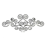 Turn an empty space on your wall into a lovely display of iron and candlelight with our stunning Scrollwork Candle Sconce. Five glass candle cups await candles of your choice, held by scrolling iron that will dress up the room.