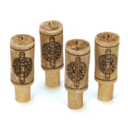 Recreate the romance of your favorite wine bistro! Whimsical wine cork candles fit into the neck of your empty bottles, creating a refined display that will delight any gourmet; lifelike wine fragrance adds a luscious touch. Each candle burns up to 4 hours.