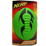 Build your throwing and catching skills with the Nerf Turbo Jr. Football! Featuring lightweight, super-grip foam-- and a size that's perfect for smaller hands-- this amazing ball is easy to handle regardless of your skill level. It's durable, too, so you can enjoy it under all playing conditions. Experience the ultimate in football performance with this baby! 