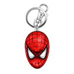 Add some Spider-Man flair to your keys! This Spider-Man Head Colored Pewter Key Chain is the perfect thing for Spider-Man fans. It features Spidey's face / mask colored in the classic red with black spider-web design! 