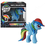 Fly around Equestria with Rainbow Dash! Your favorite characters from the My Little Pony: Friendship Is Magic animated television show get the vinyl-figure treatment! This My Little Pony Friendship Is Magic Rainbow Dash Vinyl Figure features the Pegasus pony, the best flier in all of Equestria, as a 6-inch tall vinyl figure. Rainbow Dash looks adorable and would make an amazing addition to any girl's My Little Pony: Friendship Is Magic collection!