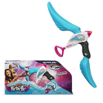 Step up with strength and style and bow-blasting soakage with the Dolphina Bow Blaster! It's easy to load this stylish soaker with up to 25 ounces of water. Then pull the handle back and push it forward to fire a blast of water at your target. Show off your skill and soak your mark with the Nerf Rebelle Dolphina Bow Blaster!