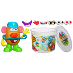 Create a funny face, grab a nose and a mouth, and never stop laughing with the Tater Tub set! The more mixed up the combinations with the nose, ears, mouth and other silly features in this set, the more fun your little one will have. You know he's learning body parts and facial expressions, but he'll just think he's being silly and sharing giggles! 