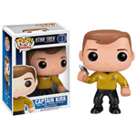 The only student to defeat the Kobayashi Maru test in Star Trek gets the Pop! Vinyl treatment he so deserves! The Star Trek Captain Kirk Pop! Vinyl Figure is 3 3/4-inches of gorgeous plastic that finds the Chief of Starfleet Operations looking every bit as authoritative as he does on the show, phaser in hand, ready to fire at will. (Poor Will!) Give your dilapidated desk a much needed upgrade with the Star Trek Captain Kirk Pop! 