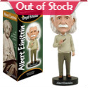 The genius behind the Theory of Relativity would look great as desk decoration! This Albert Einstein Bobble Head features the Nobel Prize winner wearing slacks and a sweater with pipe in hand.