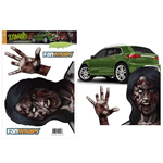 In the event of a zombie apocalypse, check your backseat - you just might have a tag-a-long! This Zombie Window Buddies Sick Suzie Window Car Decal will make your commute a lot more interesting. Your neighbors may think they are seeing things when they spy a zombie head in your upstairs window. Safe for any surface - home or auto, zombie heads will keep the adrenaline pumping!