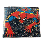 Hold onto your money in Spider-Man style! This Spider-Man Marvel Comics Close Up Collection Wallet features a totally cool design of Spidey appropriately climbing up a building wall. If you're a fan of The Amazing Spider-Man comics, then this wallet is a must-have! 