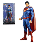 Based on the Superman character design by Dan Jurgens and Keith Giffen as seen in DC Comics' The New 52 Superman series, this Superman New 52 ArtFX Statue makes a welcome gift for any DC Comics or Superman fan. The captivating Kotobukiya sculpture features the red-and-blue The New 52 costume in accurate detail, right down to that iconic red-on-yellow "S" emblem, textured suit, technological belt and boots, and long cape. The Man of Steel stands 7 1/2-inches tall at 1:10 scale on his included magnetic display base. With his intense look and intricately sculpted muscles, this powerful Superman New 52 Statue makes a splendid display piece for the DC Comics buff. 