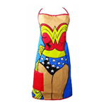 Grill like your favorite superheroine from DC Comics with this machine washable Wonder Woman Cook's Apron with Pocket! Designed for adults, this apron is one size fits all, made from 100% cotton, features a neck loop, and ties at the waist. To make things super convenient, it even includes a pocket on its right hand side! 