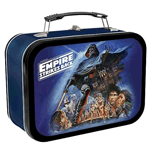 Totally awesome Star Wars Lunch Box! Star Wars is an epic space opera franchise conceived by George Lucas. The first film in the franchise was originally released on May 25, 1977, by 20th Century Fox, and became a worldwide pop culture phenomenon, spawning two immediate sequels, released at three-year intervals. Sixteen years after the release of the trilogy's final film, the first in a new prequel trilogy of films was released, again released at three-year intervals, with the final film released on May 19, 2005.