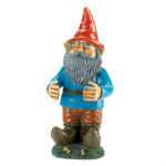 When it’s time to relax or celebrate, let this helpful garden gnome be your sidekick! Place a can of your favorite beer in his hands and he will stand by to make sure your thirst doesn’t go unquenched.