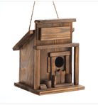 Charming all wood saloon gives your garden the rustic appeal of the Wild West, with plenty of space for feathered visitors to rest. A quaint addition to your home on the range!