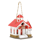 What better love nest for a lucky pair of lovebirds? With its sweetly sentimental styling and romantic red-and-white theme, this charming chapel will delight the romantic in each of us.