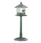 The classic look of weathered copper is perfectly captured in this amazing lightweight standing bird feeder!