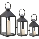 The uncomplicated design of this simply beautiful candle lantern makes it a distinguished design choice for any home. Place it indoors or out to enjoy its classic splendor.