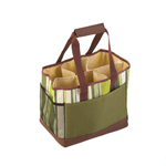 Whether you’re on the path to a pleasant picnic or shopping a wine sale, this convenient tote is just what you need! 