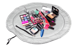 You can have all of your makeup at your fingertips and then gather it instantly with this neat cosmetic mat. It goes from flat to ready-to-go in seconds with its drawstring closure, and even has an inside zipper pocket. 