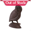 Whos holding the door open? This charming cast iron owl, thats who! This artistic design is perfect for propping your door open to let fresh air in.