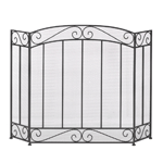 Timeless and elegant, youll love the way this iron screen adds a touch of stately design to your fireplace. The tri-fold design allows you to fit it perfectly in front of your fireplace. 