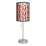 Love the Beatles? Then youll LOVE LOVE LOVE this lamp! All you need is love and this charming retro table lamp to make your room shine. The slim stainless steel design of the base makes this the perfect lighting accent for your desk or bedside table.