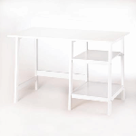 Whether you’re working or studying at home, check off your to-do list at this classic white workstation desk. Simplicity in style with all the space you need for the task at hand.