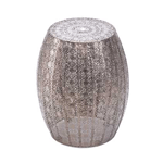 Looking for a glamorous room accent with serious “wow” factor? This is it! The marvelous Moroccan Decorative Stool features an intricate and dazzling pattern and is a luxurious side table, display stand, or stool. Place it indoors or outside and admire its shimmer and shine!