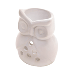 This little owl sculpture does more than just look great on your tabletop! Fill the top basin with the scented oil of your choice and place a tealight candle in the base to send soothing fragrance throughout your room.