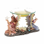 Choose your fragrance and let this pair of fairies add their sweetness to your warming oil. Each fairy holds a dove, bringing a sense of peace to the warmth of the candle between them. 