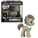 Doctor Who and My Little Pony! What a wonderful mashup! Your favorite characters from the My Little Pony: Friendship is Magic animated television show get a vinyl figure treatment. This My Little Pony Friendship is Magic Dr. Whooves Time Turner Vinyl Figure features the Earth pony as a 6-inch tall vinyl figure. Time Turner / Dr. Whooves looks great and would be an amazing addition to any My Little Pony: Friendship is Magic fan's collection! 