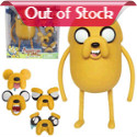 Jake the Dog is a super-sized and poseable action figure! This Adventure Time Jake with Changing Faces Action Figure features the shape-shifting magical dog and Finn's best bro as a super poseable action figure. Measuring 10-inches tall, this awesome action figure looks great! 