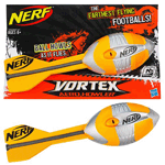 Show off the awesome power of your quarterbacking arm with the Nerf Sports Vortex Aero Howler Football! These are The Farthest Flying Footballs! The ball has a hand grip so you can target your passes better. Its long-distance tail sends it flying as far as you can fling it, and everyone will know you've heaved it because the ball howls as it flies! Go long with the Aero Howler football! Note: color may vary. 