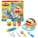 Make going to the dentist a little less scary with the DOCTOR DRILL 'N FILL playset! Your child can make braces and brush teeth for the included head with ears! The playset comes with fun tools for all kinds of dental play and three cans of PLAY-DOH modeling compound.