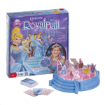 Music, dancing and enchanted surprises are in store for your princess with this delightful game. Little ones will have fun while they match cards and count steps. Features a motorized game board with music, 10 movers, 30 cards and 1 game manual. 3 to 4 players. 3 "AA" batteries not included. For ages 3 and up. 