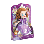 Soft and cuddly, this Sofia the First doll will be your little ones favorite playtime pal. Shes wearing a purple princess dress and has soft brown curls underneath her pretty tiara. Great for bedtime, naps, and hours of imaginative play. For ages 3 and up. 