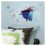 The icy adventures of the hit Disney movie Frozen meet the walls of your little one's bedroom with these Frozen Custom Headboard Wall Decals! Featuring Elsa, Anna, and Olaf, you can give your child the frozen room of their dreams by personalizing their very own Frozen wall decal. Add a name or phrase of choice using our custom studio! To apply, simply peel the wall decal from the peel and stick backing and apply to the surface! 