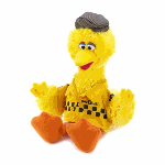 Taxi driving Big Bird takes youngsters on a trip to adventure and fun! Cheerful checkered cabbie cap and shirt lend authentic big city style to this cuddly Sesame Street plush toy. 