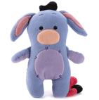 Adorable Eeyore steps out of the storybooks and straight into a youngster’s heart! Cloud-soft plush is 100% sewn without buttons, beads or other hazards; a safe companion for any little one.