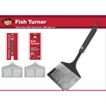 Stop shredding your tender fish fillets! This stainless steel fish turner has a wide surface to help you lift and flip your tilapia, salmon, cod, and more. It features a comfort grip handle and even has a bottle opener at the top. 