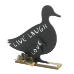 Lend some charm to your favorite quote and make your grocery list cuter than ever with this fun duck message board. 3 in. chalk included. 