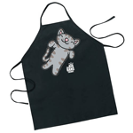 The soft kitty helps you cook! The Big Bang Theory Soft Kitty Apron features an image of Sheldon Cooper's favorite little soft kitty. It's a must-have for fans of The Big Bang Theory! One size fits most adults. 