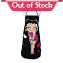 Bake in glamorous style with this machine washable Betty Boop Hearts Cook's Apron with Pocket! Designed for adults, this apron is one size fits all, made from 100% cotton, features a neck loop, and ties at the waist. To make things super convenient, it even includes a pocket on its right hand side! 