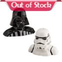 It's Star Wars season-ing! The Star Wars Darth Vader and Stormtrooper Salt and Pepper Shakers will let you season your food with the more regimented characters of the Star Wars universe. You'll get Darth Vader and a Stormtrooper for Salt and Pepper! 