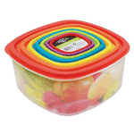 Wasting time rummaging around the cupboard looking for the right lid is a thing of the past with this ingenious set of storage containers. Pack a picnic lunch, store tonight’s dinner, and more with this 14-piece plastic storage set that includes seven containers and seven brightly colored lids to make food storage a snap.