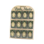 With the ornate designs and shining gold plating, these special bookmarks are a precious gift indeed! Ideal for marking Bible passages or just keeping place inside a favorite book.